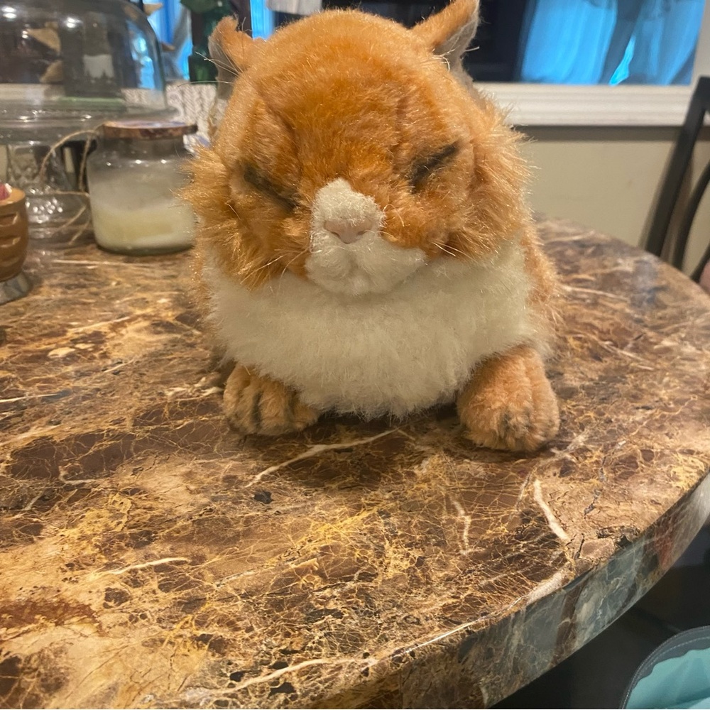 Applause 25” Avanti Sleeping Orange Striped Tabby Kitty Cat 1985 Vintage Plush